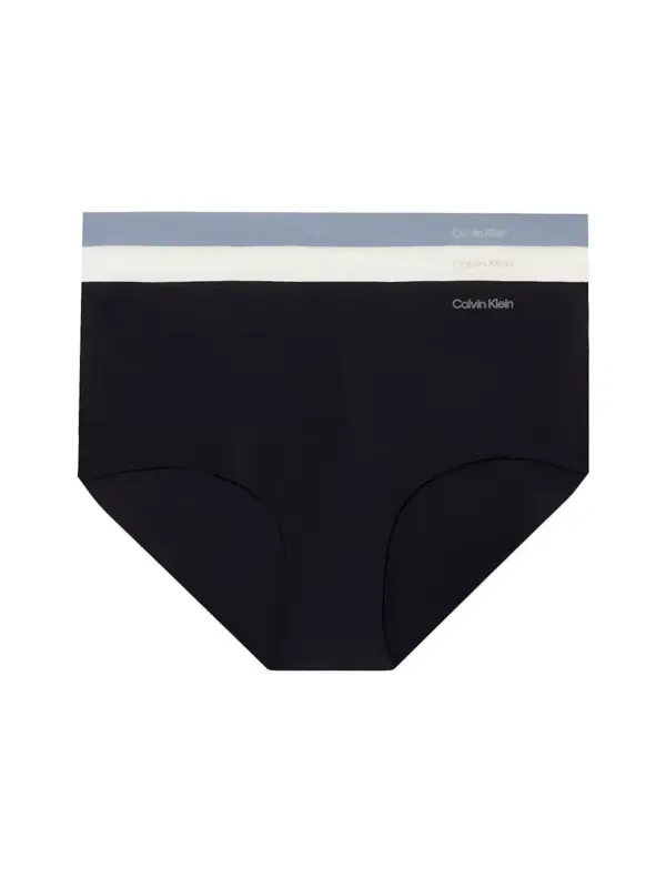 Calvin Klein 3-pack naadloze hipster - Invisible shorts seamless - Zwart