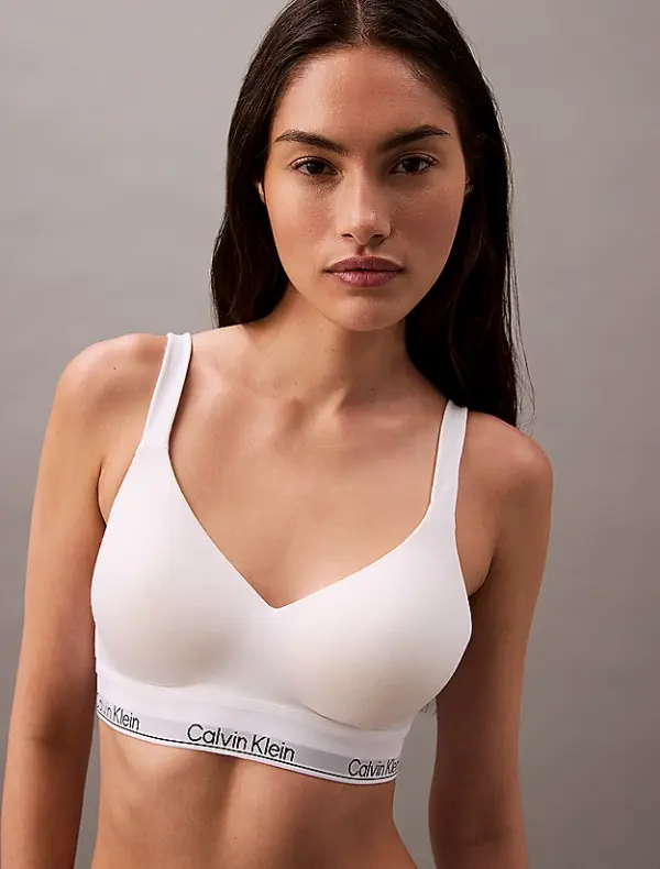 Calvin Klein Lift Bralette - Push up bralette Modern Cotton - Katoenen bh top met brede bandjes