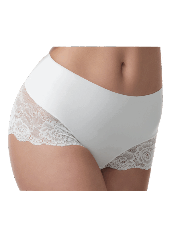 Poirier 15-925 Mid Waist kanten broekje | Maat: XL