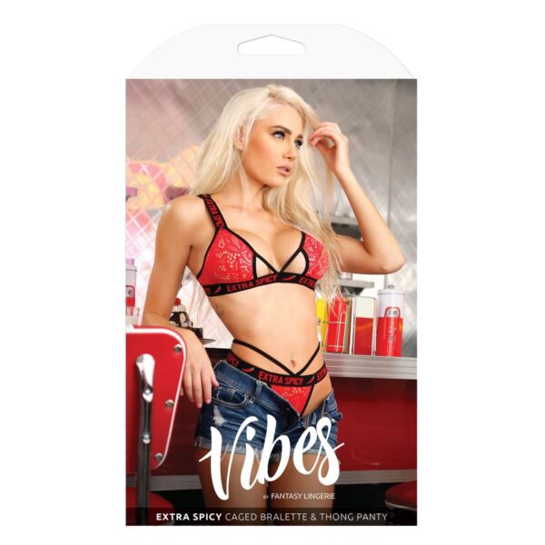 Ondergoed Set Fantasy Lingerie Rood (L/XL)