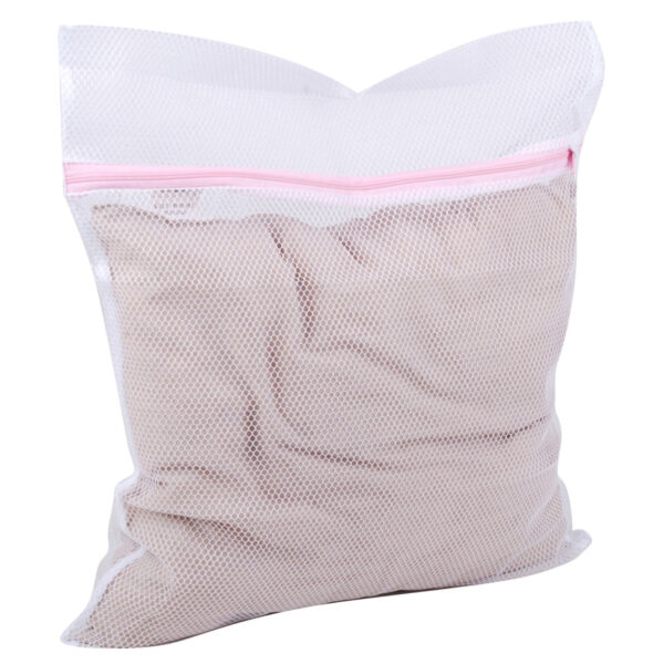 Waszak XXL size delicaat wasgoed - lingerie/bh waszak - wit - 38x48 cm