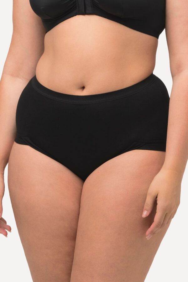 Grote Maten Taille slip, Dames, zwart, Maat: 54/56, Katoen, Ulla Popken