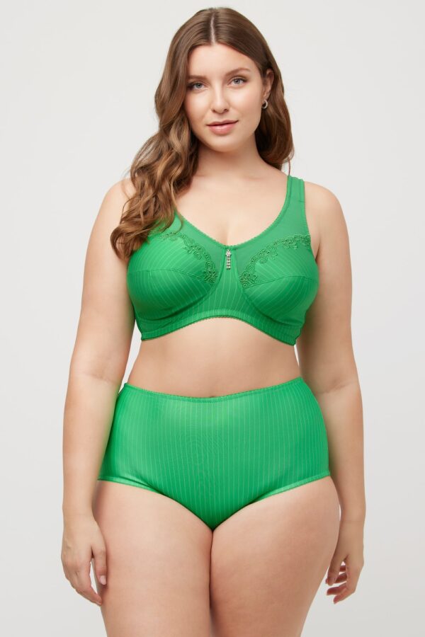 Grote Maten Steun beha, Dames, groen, Maat: 110F, Synthetische vezels/Katoen, Ulla Popken