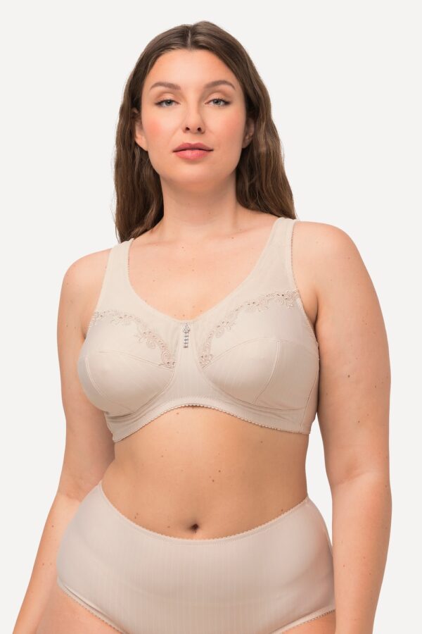 Grote Maten Steun beha, Dames, geel, Maat: 105E, Synthetische vezels/Katoen, Ulla Popken