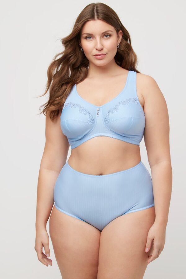 Grote Maten Steun beha, Dames, blauw, Maat: 95E, Synthetische vezels/Katoen, Ulla Popken
