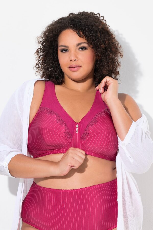 Grote Maten Steun beha, Dames, roze, Maat: 105D, Synthetische vezels/Katoen, Ulla Popken