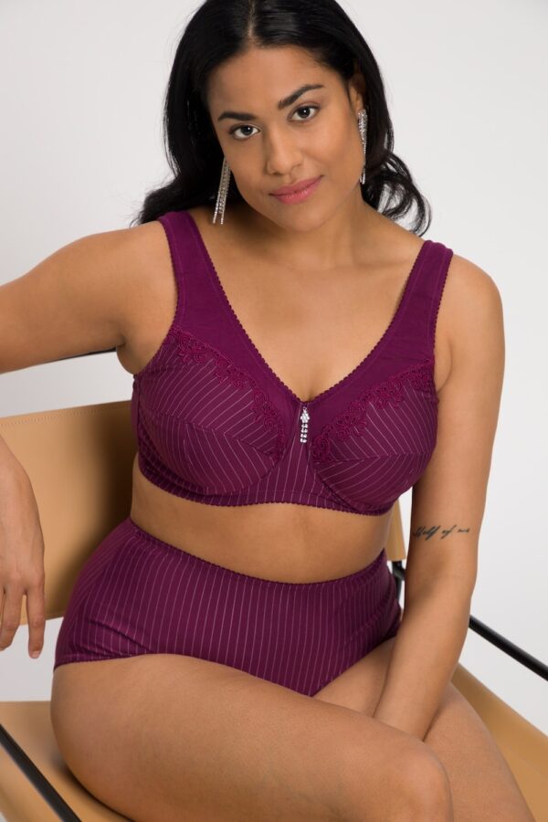 Grote Maten comfortbeha, Dames, paars, Maat: 100D, Synthetische vezels/Katoen, Ulla Popken