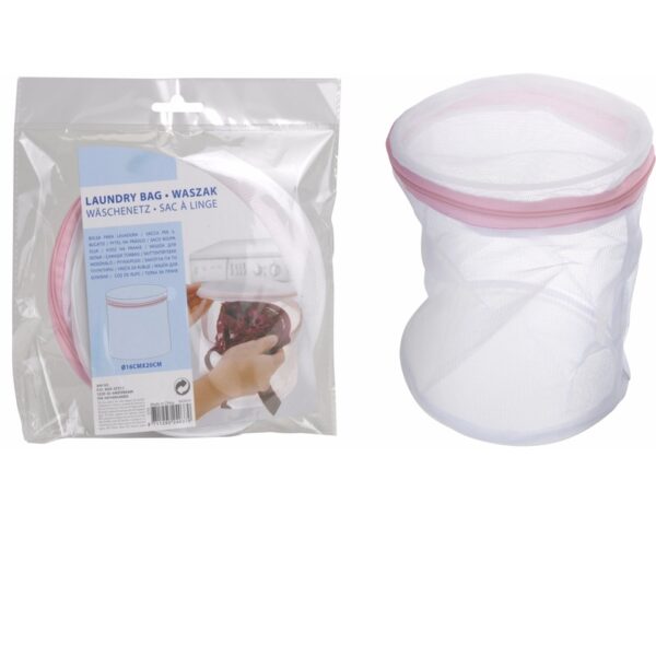 Delicaat wasgoed en lingerie waszakje - wit - 16 x 20 cm - beschermen kwetsbaar textiel