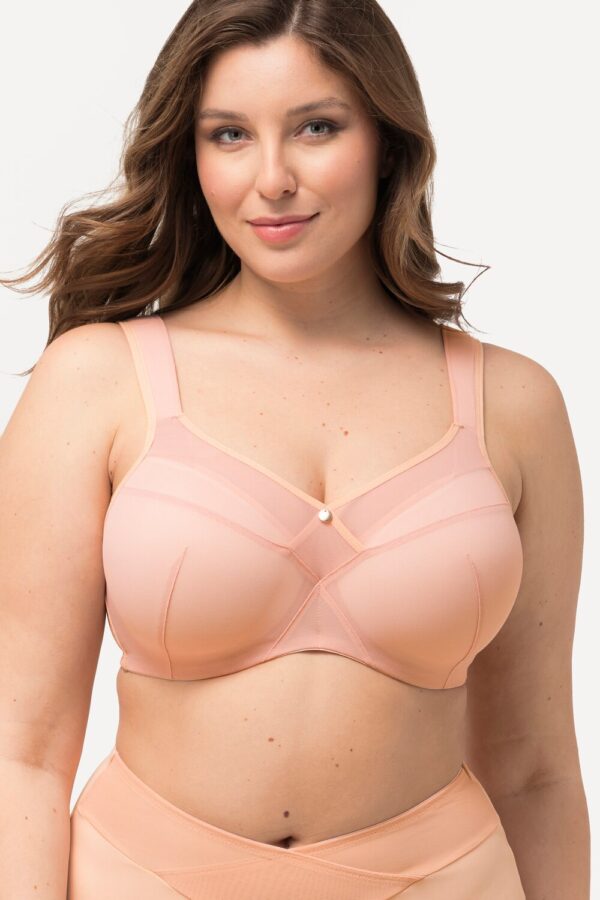 Grote Maten Beugel BH, Dames, oranje, Maat: 95C, Synthetische vezels/Elastaan, Ulla Popken