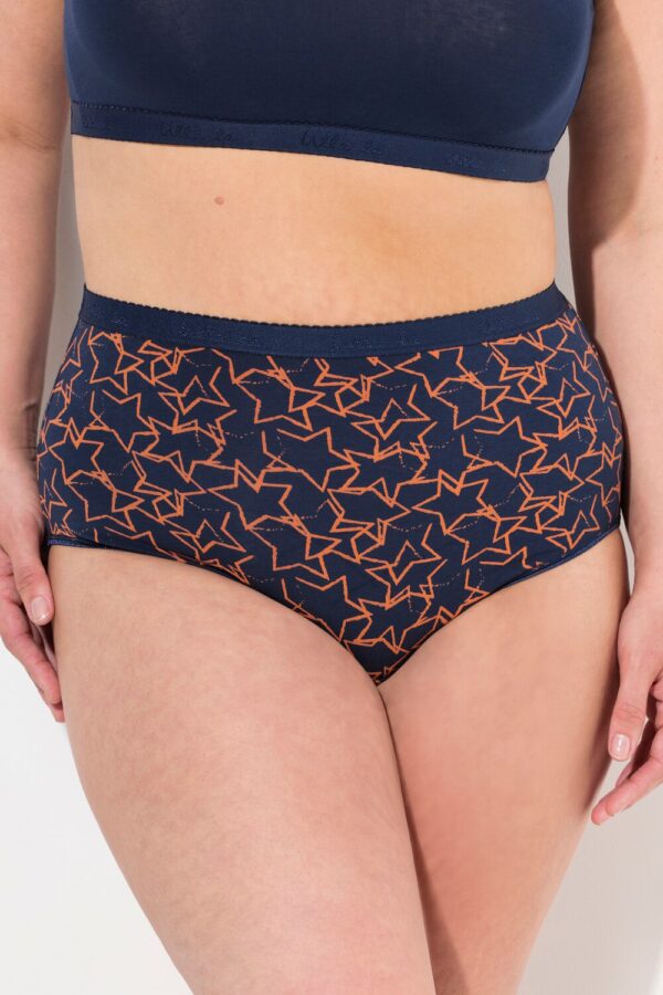 Grote Maten Slips, Dames, oranje, Maat: 54/56, Katoen, Ulla Popken