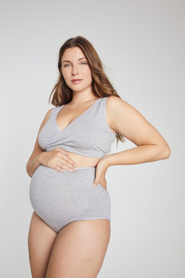 Grote Maten Bellieva tailleslip met extra buik-inzet, Dames, grijs, Maat: 66/68, Katoen, Ulla Popken