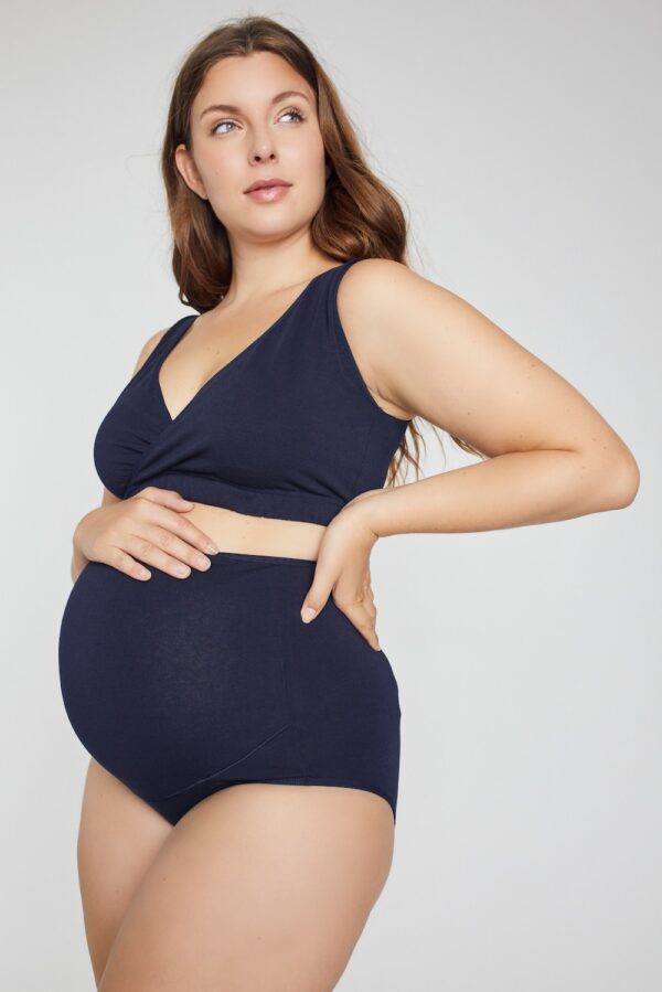 Grote Maten Bellieva tailleslip met extra buik-inzet, Dames, blauw, Maat: 62/64, Katoen, Ulla Popken