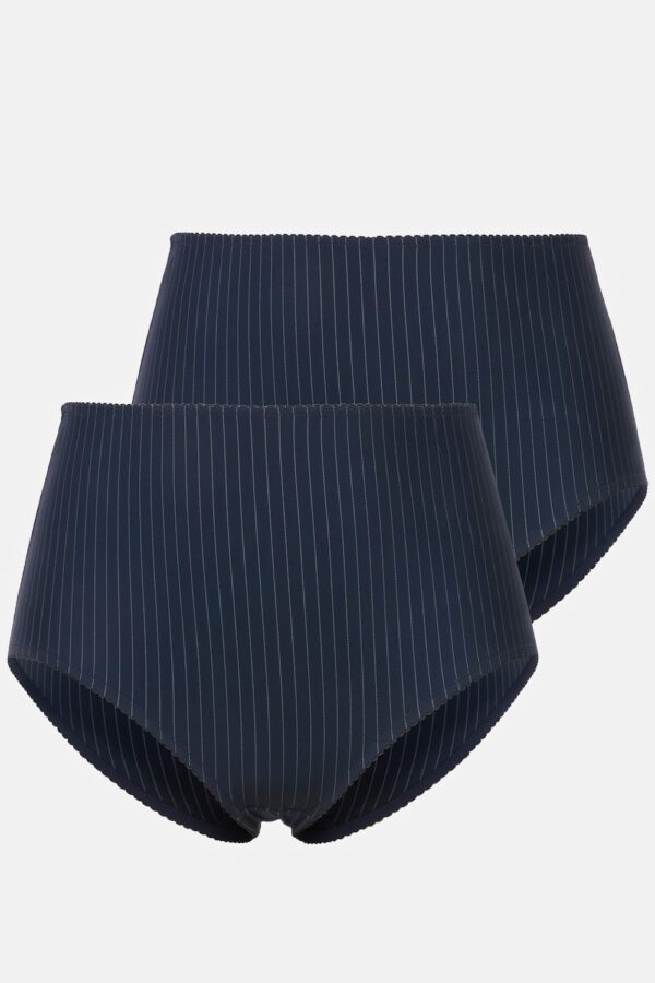 Grote Maten Midislips, Dames, blauw, Maat: 46/48, Katoen/Synthetische vezels, Ulla Popken