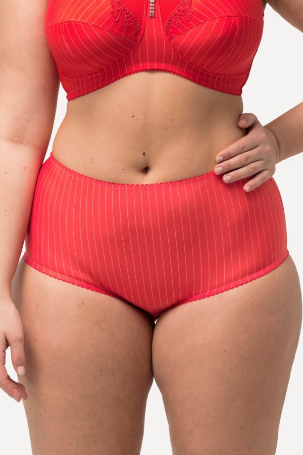 Grote Maten Midislips, Dames, rood, Maat: 54/56, Katoen/Synthetische vezels, Ulla Popken