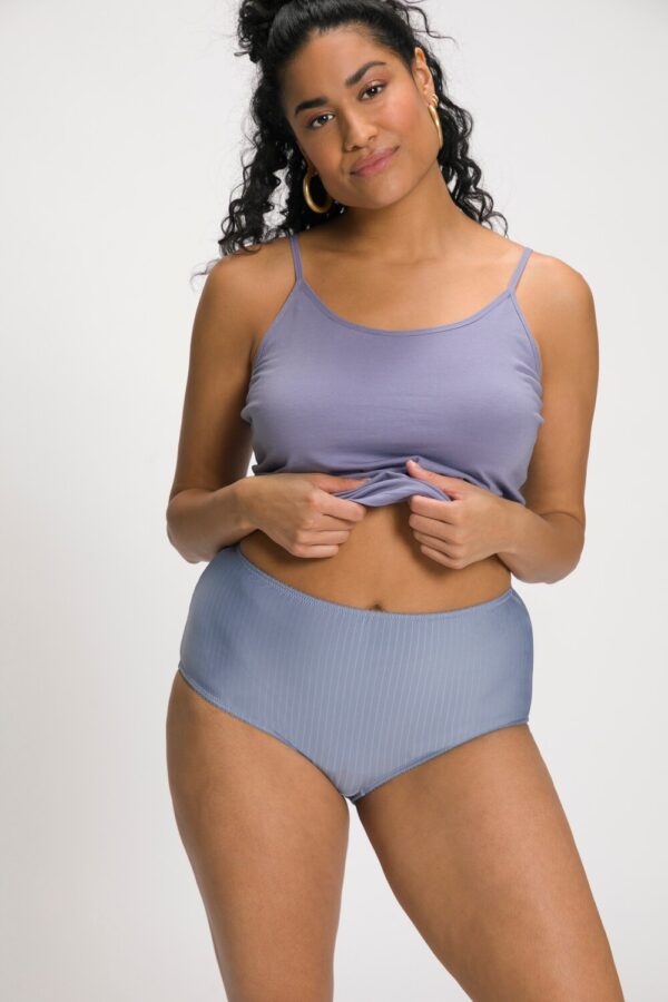 Grote Maten Midislips, Dames, blauw, Maat: 58/60, Katoen/Synthetische vezels, Ulla Popken