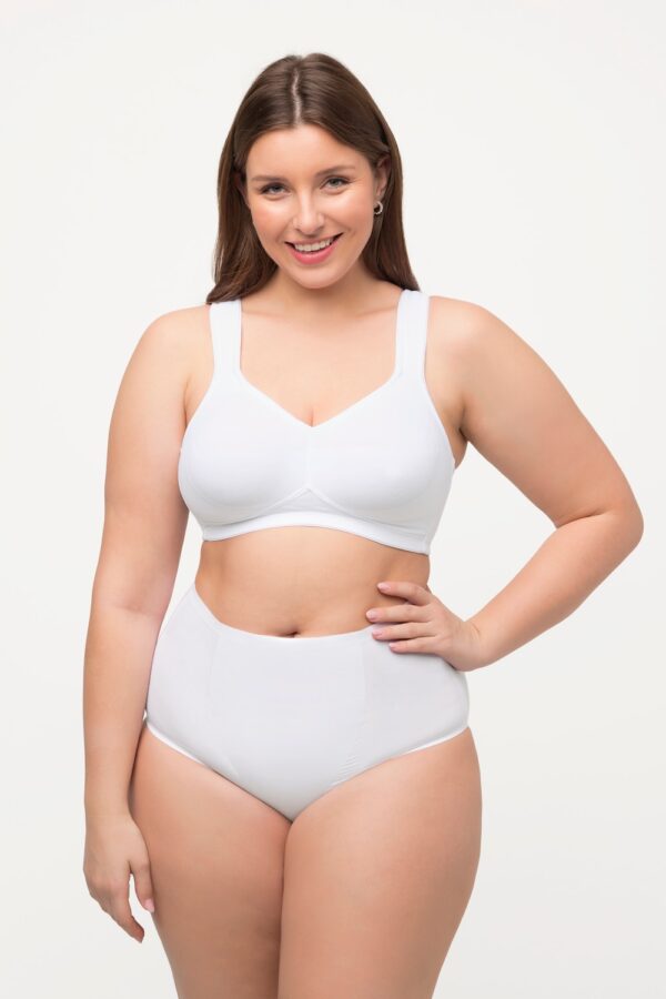 Grote Maten pantybroekje, Dames, wit, Maat: 54/56, Katoen/Synthetische vezels/Elastaan, Ulla Popken