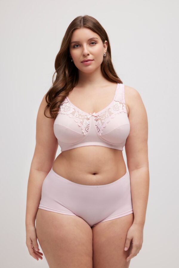 Grote Maten Kelly steun beha, Dames, roze, Maat: 115D, Katoen, Ulla Popken