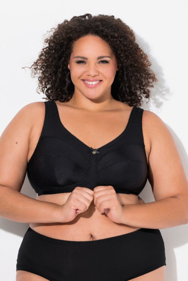 Grote Maten Kelly steun beha, Dames, zwart, Maat: 90F, Synthetische vezels, Ulla Popken