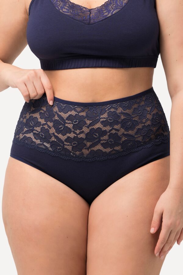 Grote Maten Maxi-slips, Dames, blauw, Maat: 66/68, Katoen, Ulla Popken