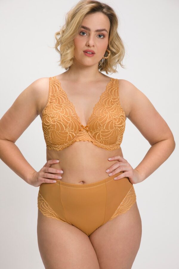 Grote Maten pantybroekje, Dames, bruin, Maat: 58/60, Katoen/Synthetische vezels/Elastaan, Ulla Popken