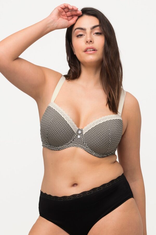 Grote Maten beugelbeha, Dames, geel, Maat: 85C, Synthetische vezels/Elastaan, Ulla Popken