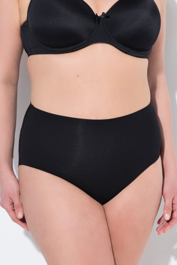 Grote Maten Slips, Dames, zwart, Maat: 46/48, Katoen/Synthetische vezels, Ulla Popken