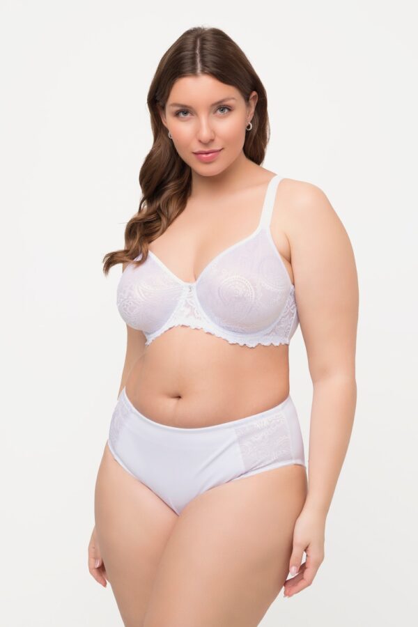 Grote Maten bodyforming pantyslip, Dames, wit, Maat: 54/56, Katoen/Synthetische vezels/Elastaan, Ulla Popken