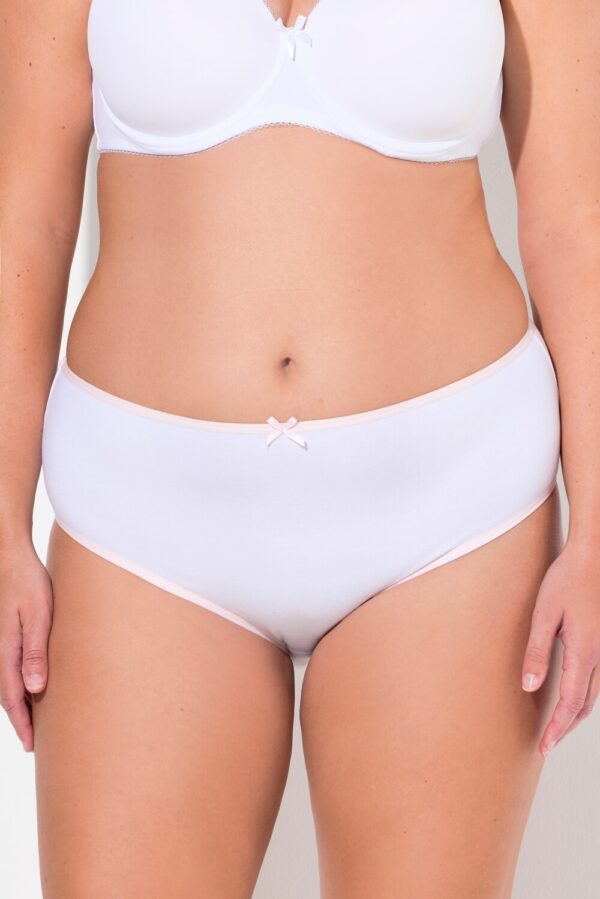 Grote Maten Midislips, Dames, blauw, Maat: 42/44, Katoen, Ulla Popken