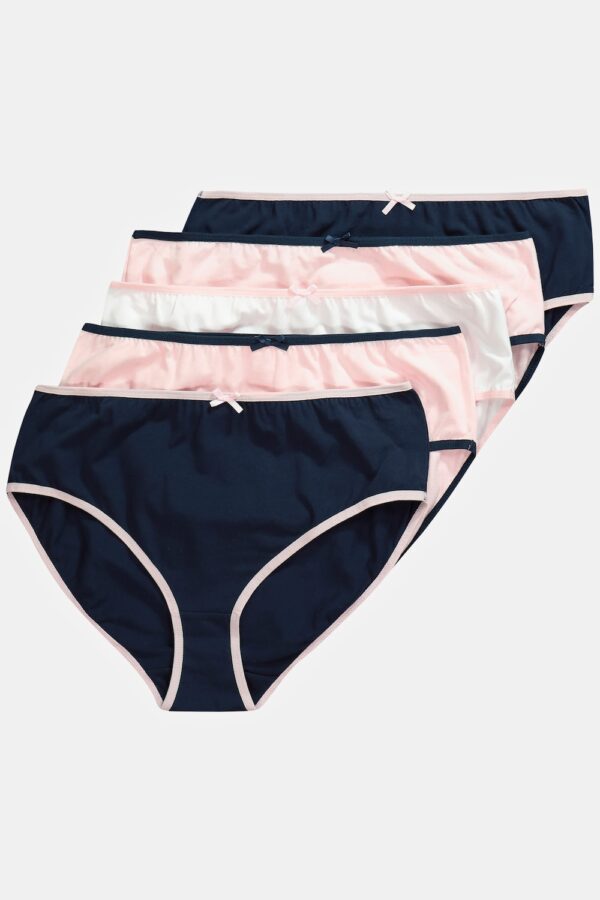 Grote Maten Midislips, Dames, roze, Maat: 66/68, Katoen, Ulla Popken