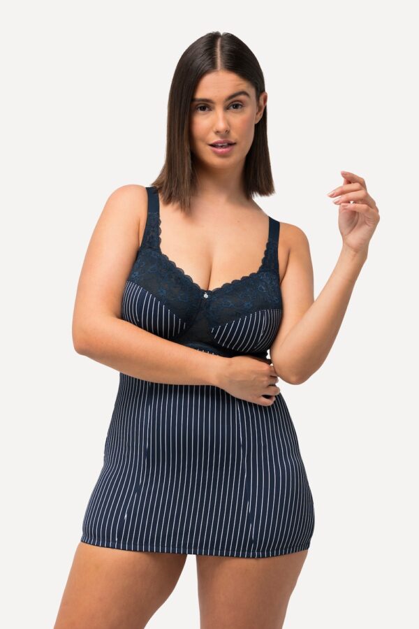 Grote Maten Shaping top, Dames, blauw, Maat: 95D, Synthetische vezels/Elastaan, Ulla Popken