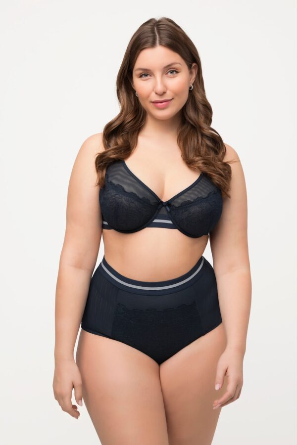 Grote Maten maxi sliop, Dames, blauw, Maat: 42/44, Katoen/Synthetische vezels, Ulla Popken