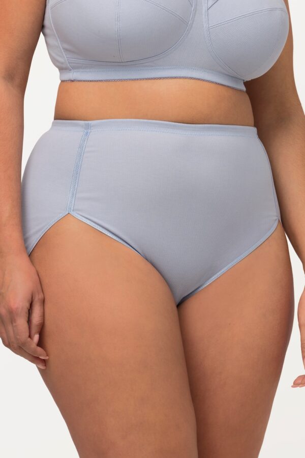 Grote Maten midi slip, Dames, blauw, Maat: 54/56, Katoen/Synthetische vezels/Elastaan, Ulla Popken