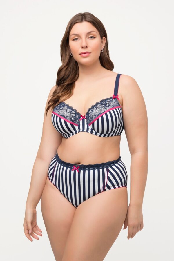 Grote Maten beugelbeha, Dames, blauw, Maat: 90B, Synthetische vezels/Elastaan, Ulla Popken