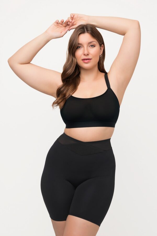 Grote Maten bustier, Dames, zwart, Maat: 42/44, Synthetische vezels/Elastaan, Ulla Popken