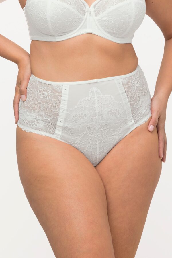 Grote Maten string pantyslip, Dames, wit, Maat: 58/60, Katoen/Synthetische vezels/Elastaan, Ulla Popken