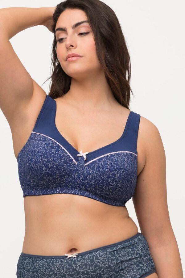 Grote Maten comfortbeha, Dames, blauw, Maat: 115C, Synthetische vezels, Ulla Popken