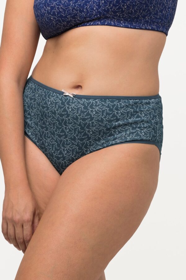 Grote Maten midi slips, Dames, blauw, Maat: 58/60, Katoen, Ulla Popken