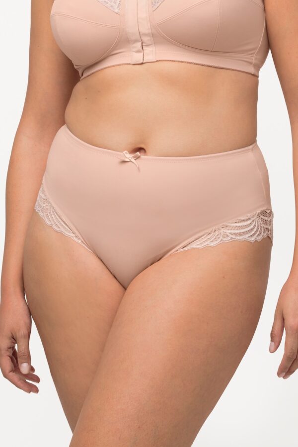 Grote Maten midi slip, Dames, oranje, Maat: 58/60, Katoen/Synthetische vezels/Elastaan, Ulla Popken