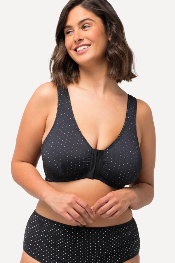 Grote Maten Bustier, Dames, zwart, Maat: 90D, Synthetische vezels/Elastaan, Ulla Popken