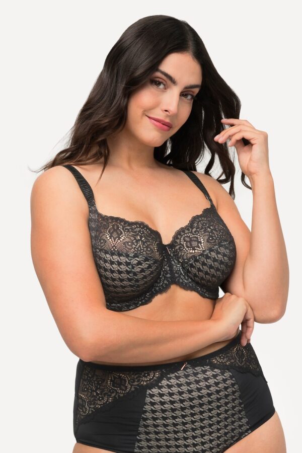 Grote Maten Beugelbeha, Dames, zwart, Maat: 115D, Synthetische vezels/Elastaan, Ulla Popken