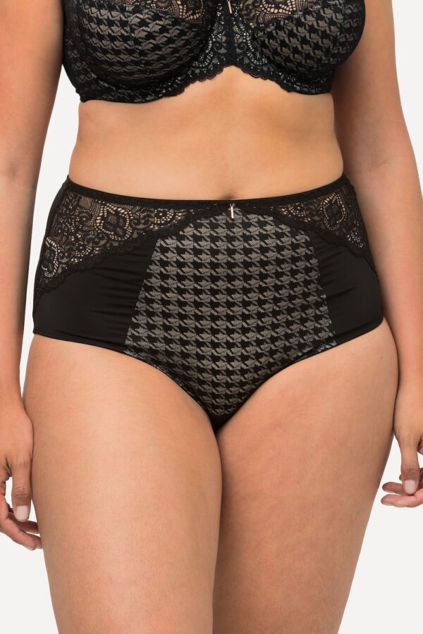 Grote Maten Maxislip, Dames, zwart, Maat: 62/64, Katoen/Synthetische vezels/Elastaan, Ulla Popken