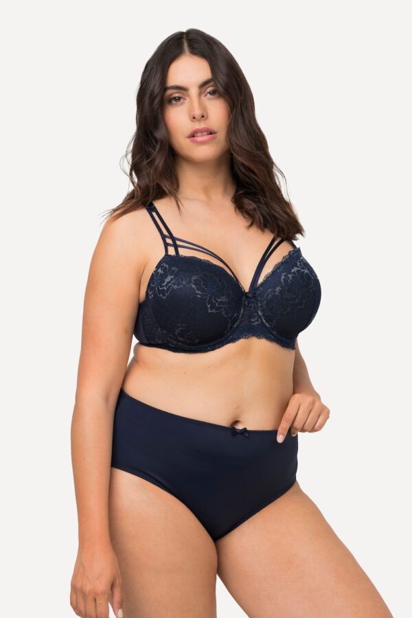 Grote Maten Beugelbeha, Dames, blauw, Maat: 110C, Synthetische vezels/Elastaan, Ulla Popken