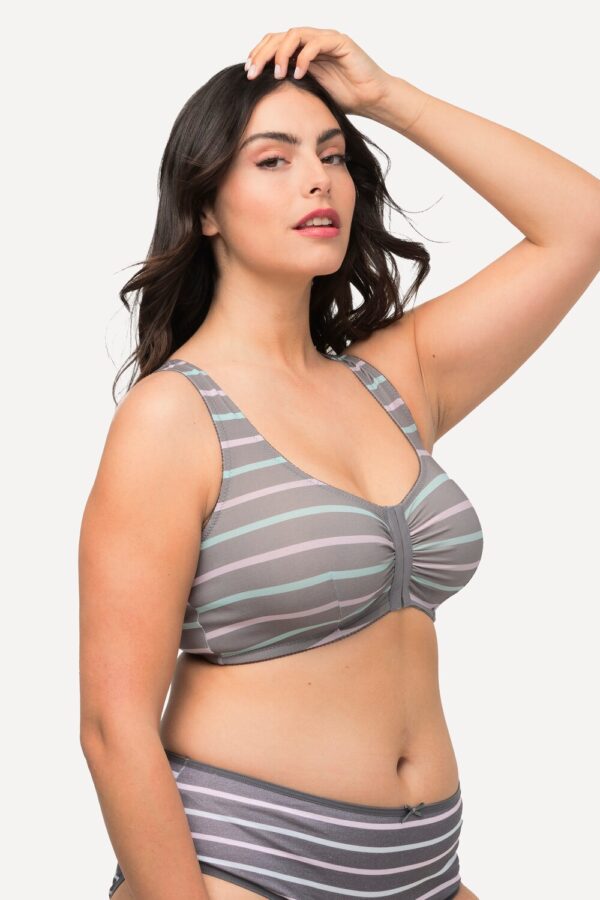 Grote Maten Bustier, Dames, blauw, Maat: 95D, Katoen, Ulla Popken