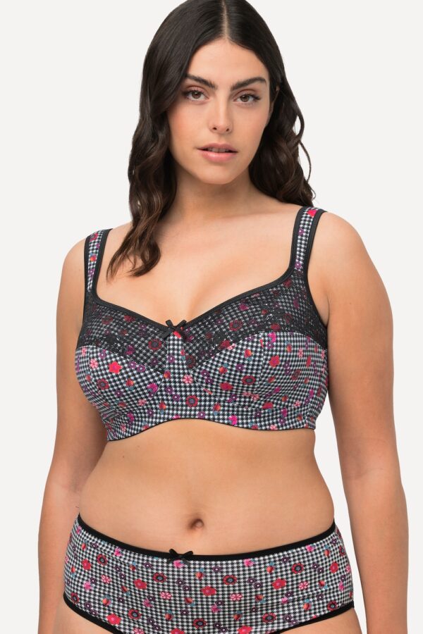 Grote Maten Steun beha, Dames, zwart, Maat: 90D, Synthetische vezels, Ulla Popken