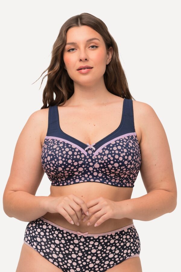 Grote Maten Steun beha, Dames, blauw, Maat: 120E, Synthetische vezels, Ulla Popken