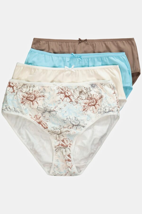 Grote Maten Midi-slips, Dames, wit, Maat: 58/60, Katoen, Ulla Popken