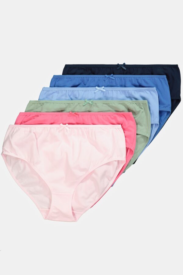 Grote Maten Midislips, Dames, wit, Maat: 50/52, Katoen, Ulla Popken