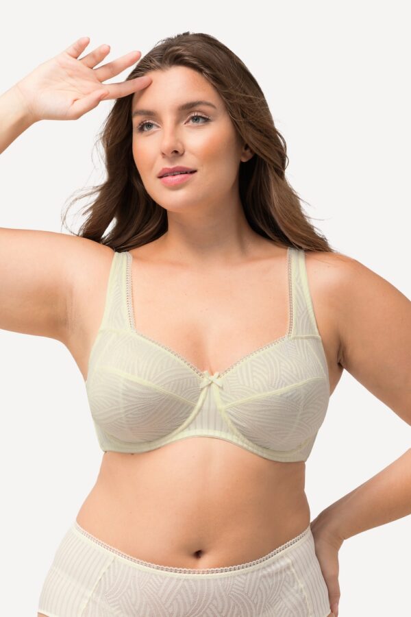 Grote Maten Beugel BH, Dames, beige, Maat: 110D, Synthetische vezels/Elastaan, Ulla Popken