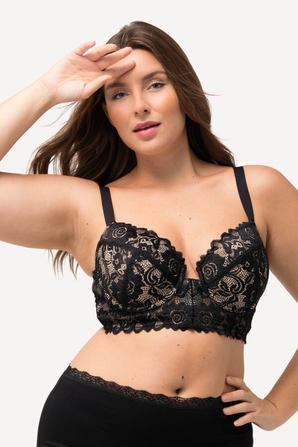 Grote Maten Beugel BH, Dames, zwart, Maat: 85C, Synthetische vezels/Elastaan, Ulla Popken