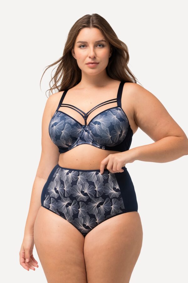 Grote Maten Beugel BH, Dames, blauw, Maat: 85E, Synthetische vezels/Elastaan, Ulla Popken